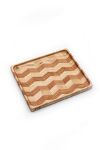Load image into Gallery viewer, Personalized Chevron Sunset Catch All Tray