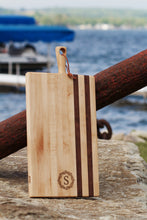 Load image into Gallery viewer, Personalized Striped Maple Charcuterie Board